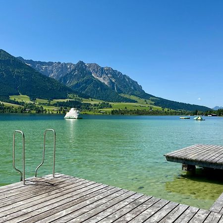 Apartment Liebelei Am See - Traumblick Aufs Kaisergebirge - Nur Ein Katzensprung Zum See Walchsee Eksteriør billede