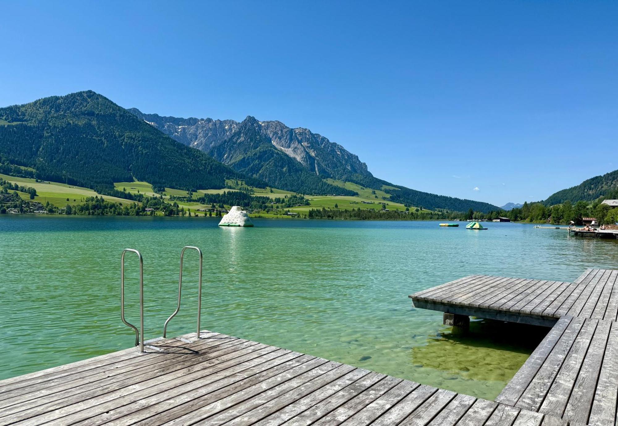 Apartment Liebelei Am See - Traumblick Aufs Kaisergebirge - Nur Ein Katzensprung Zum See Walchsee Eksteriør billede